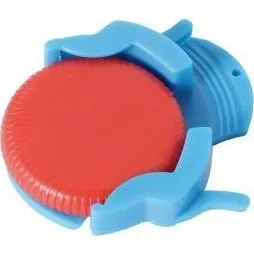 Bumerang Mini-Frisbee aus Kunststoff, bunt sortiert