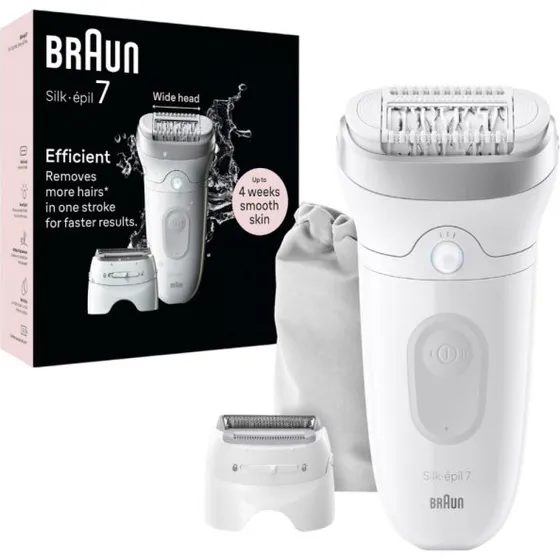 Braun Silk-epil 7 7-041 Wet & Dry Epilierer weiß