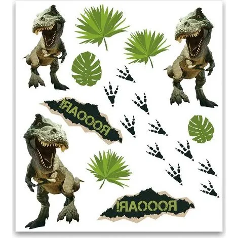 Roth Klebetattoo Tyrannosaurus, 32 Motive