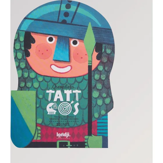 Londji Ritter Temporäre Tattoos (10 Stück)