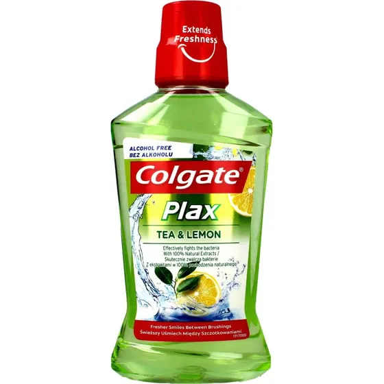 Colgate PLAX Fresh & Protect Mundwasser Tee & Zitrone 500 ml