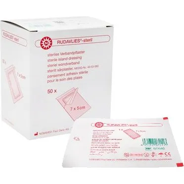 Noba RUDAVLIES® Steril-Verbandpflaster 10x8 cm, 50 Stück