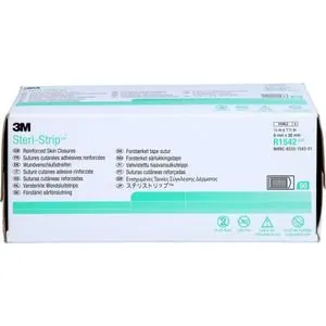 Steri Strip 6x38 mm R1542, 50 x 6 sterile Wundverschlussstreifen