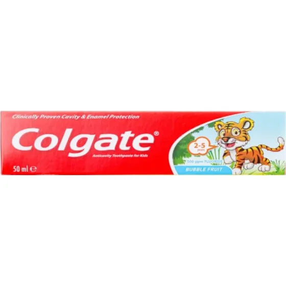 Colgate Bubble Fruit Kinderzahnpasta 50 ml für 2–5 Jahre