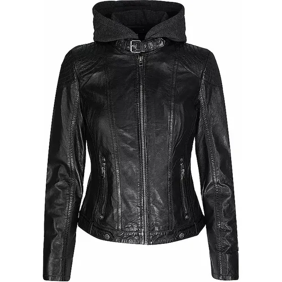 Mauritius Damen Bikerjacke Casey 1801-0001 schwarz