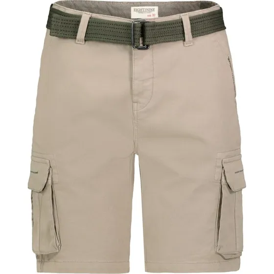 Eight 2 Nine Herren Cargo Shorts mit Gürtel