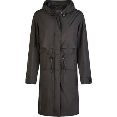 Pikeur FS26 Damen Regenmantel schwarz, Größe 46