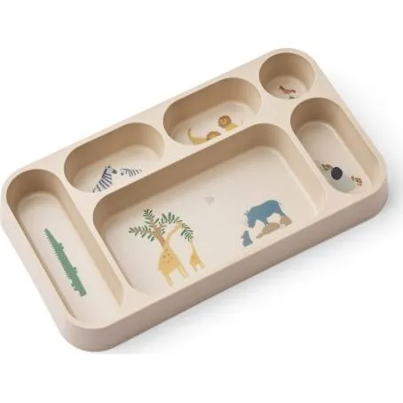 Liewood Mosu Teller mit Fchern Sandy (6 Fcher)