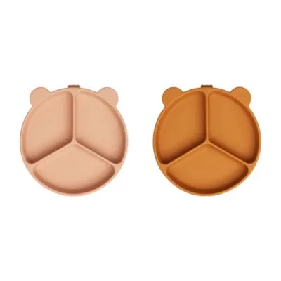 Liewood Stacy Menteller 2er-Pack 17 cm Mustard/Tuscany Rose