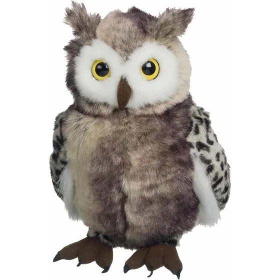 Misanimo Eule 25 cm Natur, weiches Plüschtier
