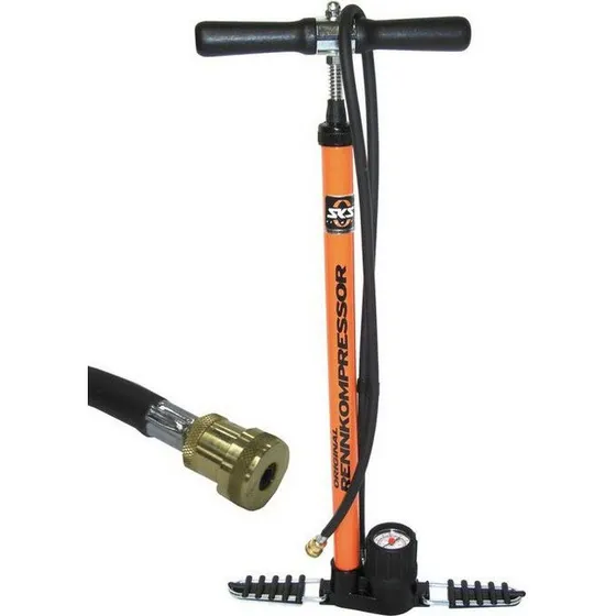 SKS Rennkompressor Standpumpe Orange 16 bar