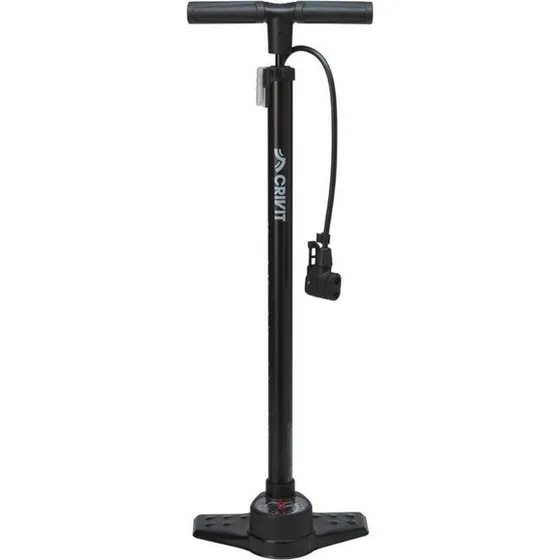 Crivit XL Standluftpumpe mit Manometer & Adapter-Set