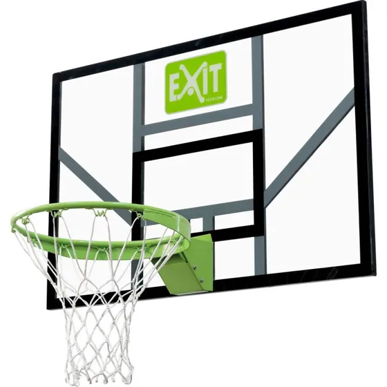 EXIT Galaxy Basketballbrett 116x77 cm schwarz/grn mit Dunkring