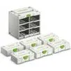 Festool Systainer³ Rack SY3-RACK 337-Set mit 6 S 76