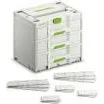 Festool Sortainer³ SYS3-SORT/3 M 337, 3 Schubladen