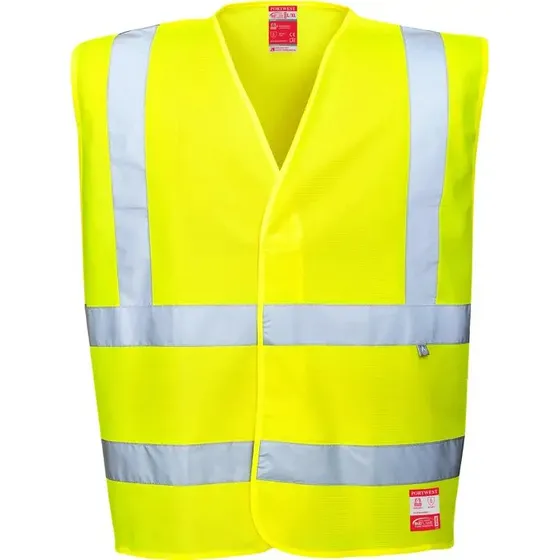 Portwest FR71 Hi-Vis-Flammhemmende Antistatikweste