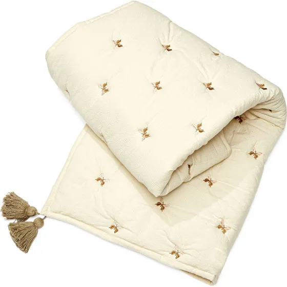 Cam Cam Kinderbestickte Decke OCS - Butterfly, 120 x 90 cm