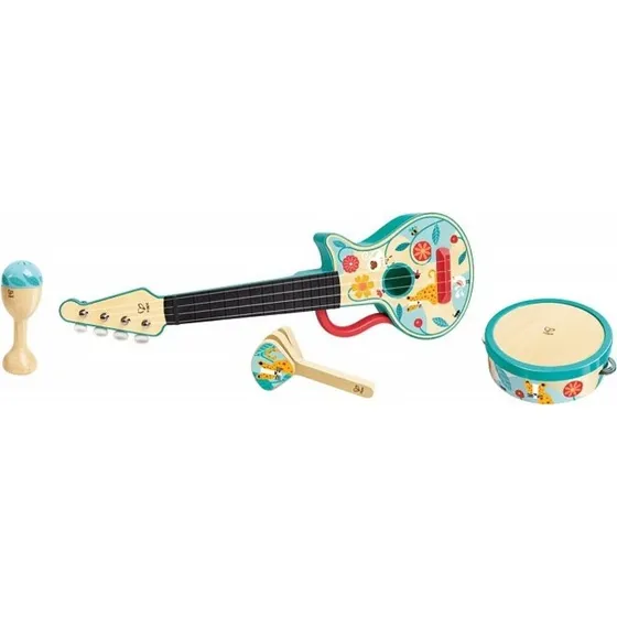 Hape 4-in-1 Holz-Musikinstrumente-Set für Kinder