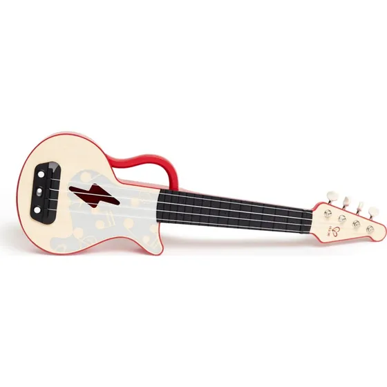 Hape Lernen Sie mit Lights Ukulele Rot (E0624)
