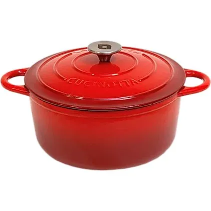 La Nordica Cucinotte Cocotte 24 cm, 4 Liter, gusseisen