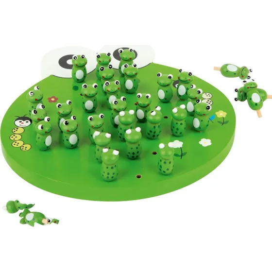 small foot Solitär Frosch – Holzspiel für Kinder