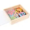 Small foot 10732 Bunte Magnetbuchstaben in Holzbox