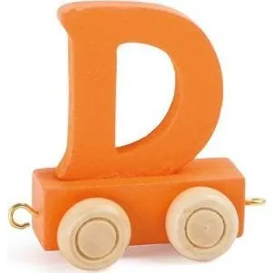 Small Foot Buchstabenzug bunt D, 6,5 x 3 x 6 cm