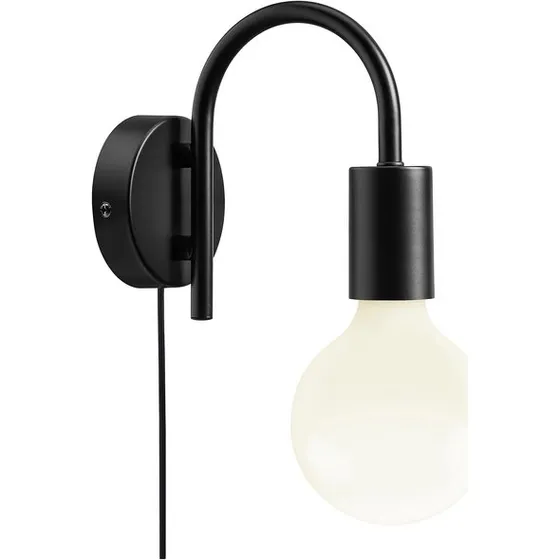 Nordlux Paco Wandleuchte E27 Schwarz