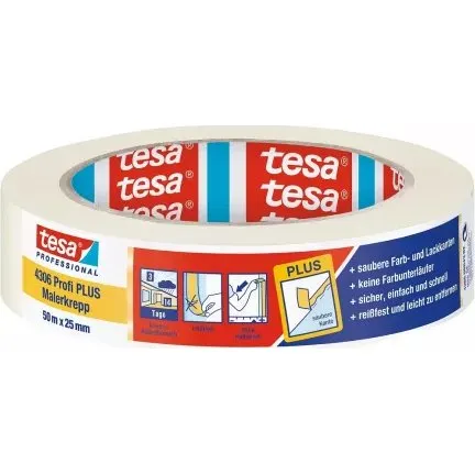 tesa 4306 Profi Plus Malerkrepp 25 mm x 50 m
