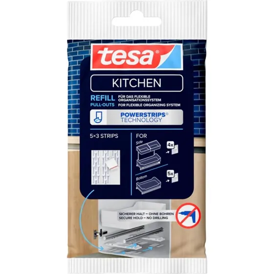 tesa Powerstrips Kitchen Nachfllpack 5 x 3 St.