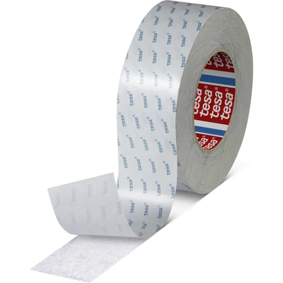 tesa® 4943 Doppelseitiges Klebeband 100 mm x 50 m transluzent