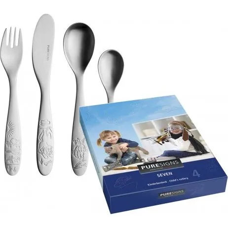 Puresigns Seven Petys Kinderbesteck 4-teilig