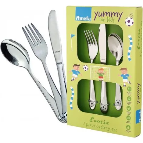 Amefa Footie 3-teiliges Kinderbesteck Set