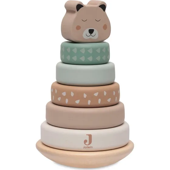 Jollein Jungle Jambo Gepard Stapelturm mit 5 Ringen
