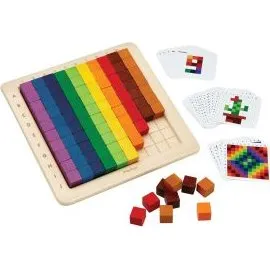 PlanToys Zählwürfel bunt (100 Stück)