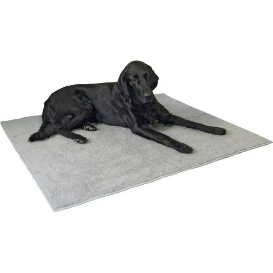 Kerbl Thermoteppich Anti-Rutsch 125x80 cm Grau