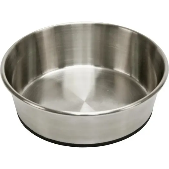 Kerbl Hundenapf Edelstahl 1600 ml mit Gummiboden