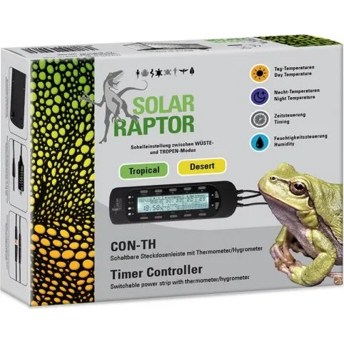 Solar Raptor CON-TH Thermo-/Hygrostat mit Timer