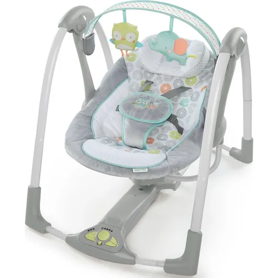 Ingenuity Hugs & Hoots Babyschaukel tragbar bis 9 kg