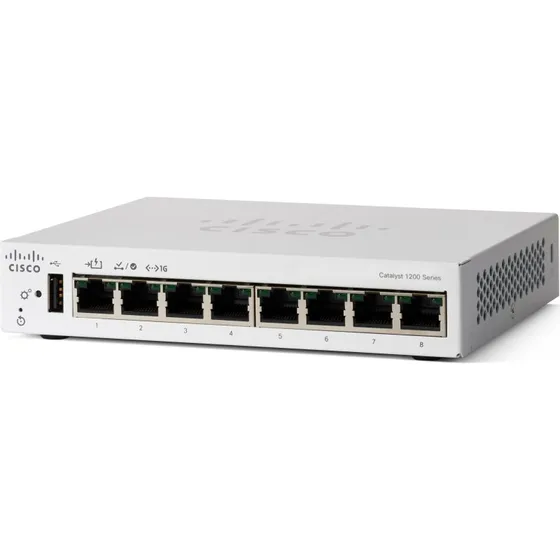 Cisco Catalyst 1200-8T-D 8-Port Gigabit Managed Switch