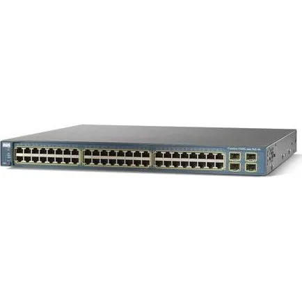 Cisco WS-C3560-48TS-E Switch, 48x 10/100/1000, 4x SFP, PoE