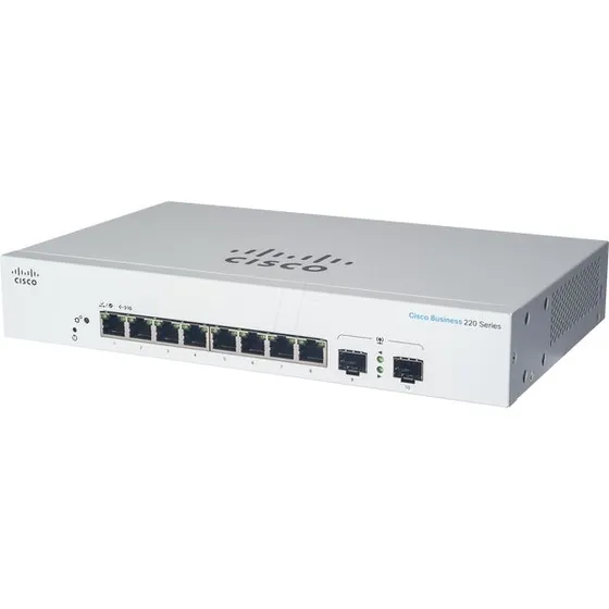 Cisco CBS220-8FP-E-2G 8-Port PoE+ Smart Switch