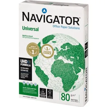 Navigator A4 80g Universal, 500 Blatt, weiß
