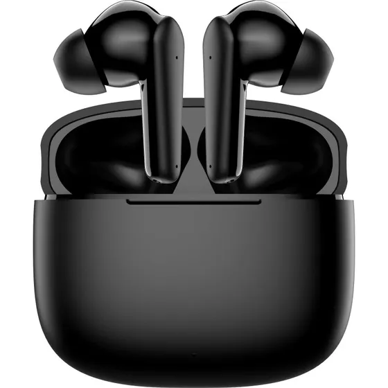 Denver TWE-48B True Wireless Bluetooth 5.3 Kopfhörer schwarz USB-C