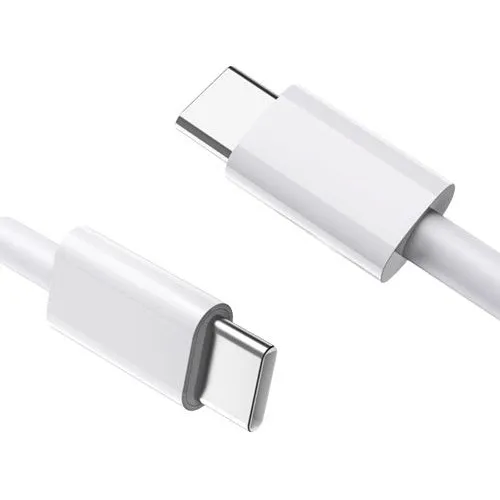 USB-C auf USB-C Ladekabel 1 m, weiß