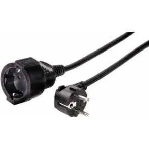 Hama Verlängerungskabel 3 m schwarz