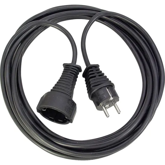 Brennenstuhl 10 m Schuko-Verlängerungskabel schwarz