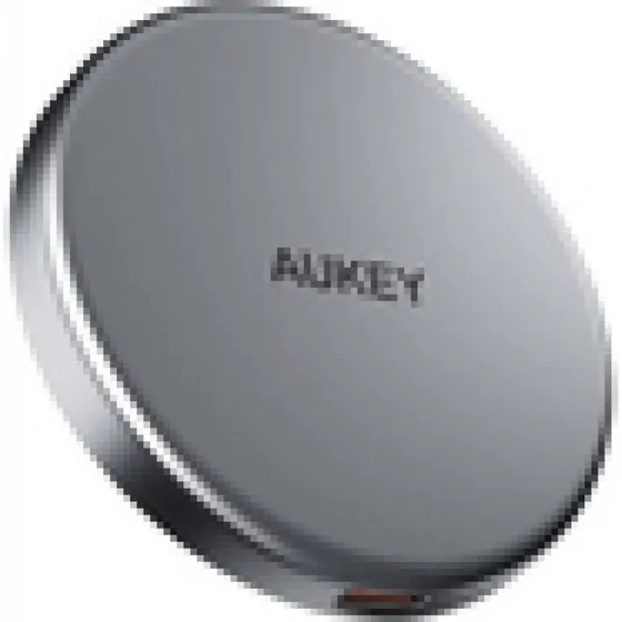 Aukey MagFusion Aura 15W Qi2 Magnetladegerät Silber