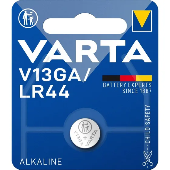 Varta LR44 Alkaline Knopfzelle 1er-Pack