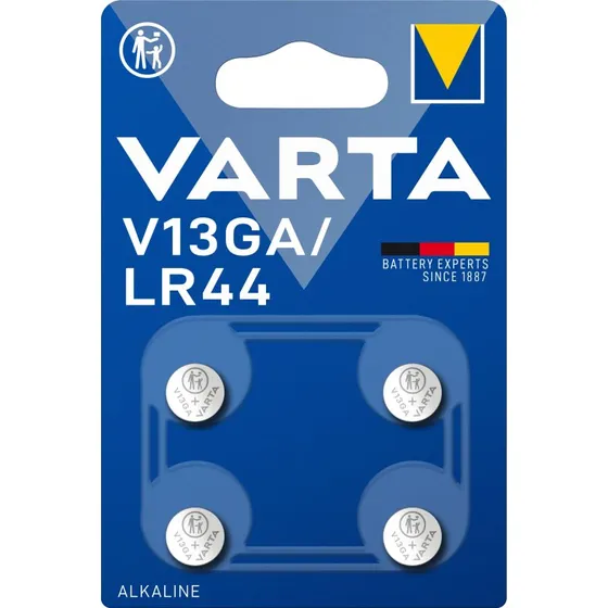 Varta V13GA/LR44 Knopfzelle 1,5 V (4-Pack)